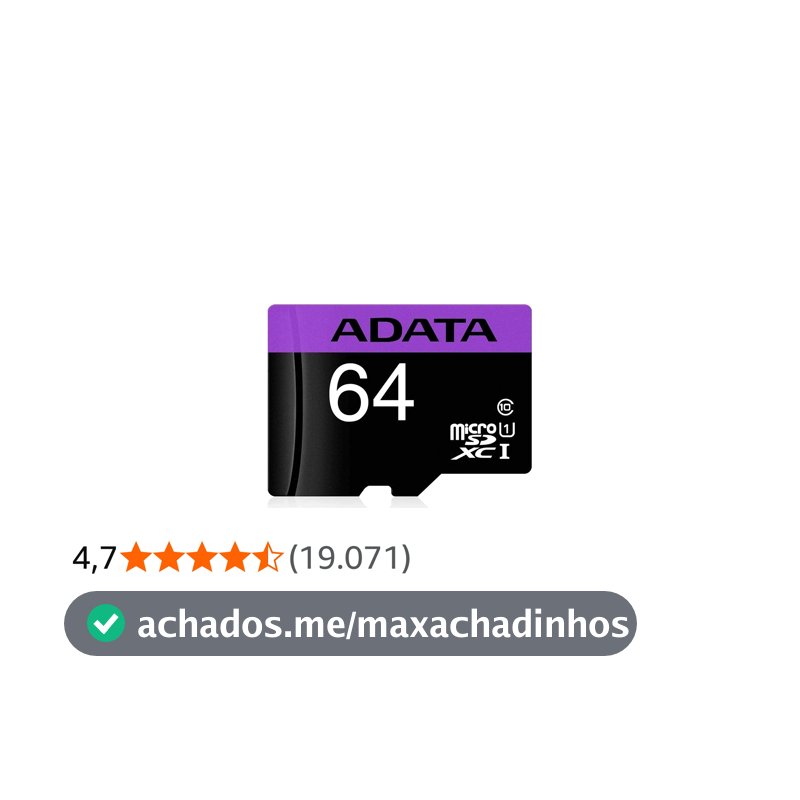 Micro SD Adata AUSDX64GUICL10-RA1 64GB MICROSDXC