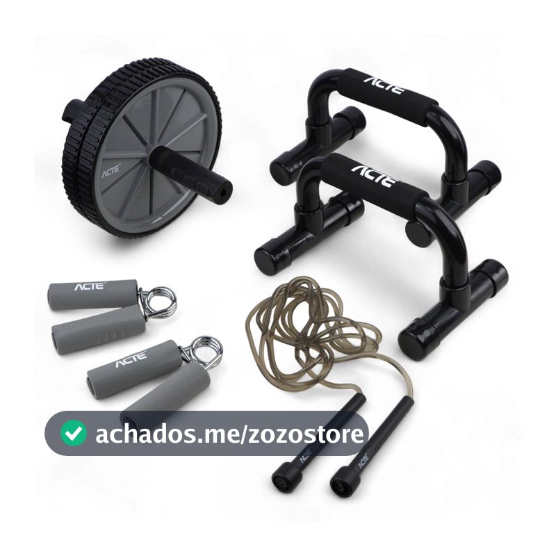 Acte Sports, Kit de Treino 1 Exercícios Funcionais Fitness em Casa, T406