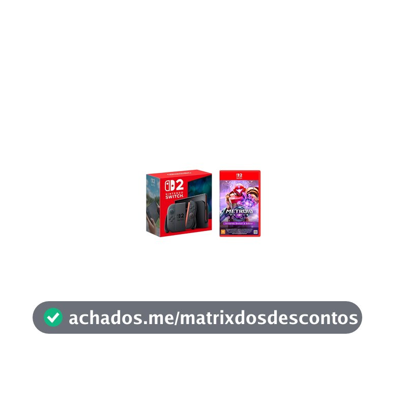 Console Nintendo Switch 2 + Jogo Metroid Prime 4: Beyond