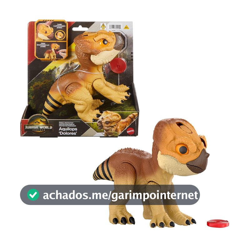 Jurassic World Dinossauro de Brinquedo Rebirth Dinossauro Interativo para