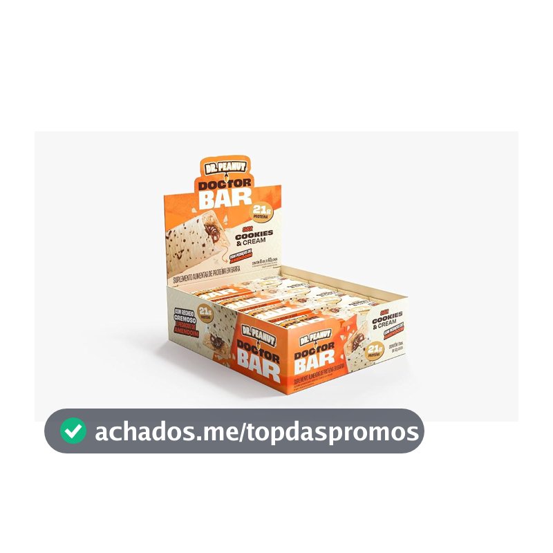 Barra de Proteína Doctor Peanut, 62g, Pack com 8 Unidades