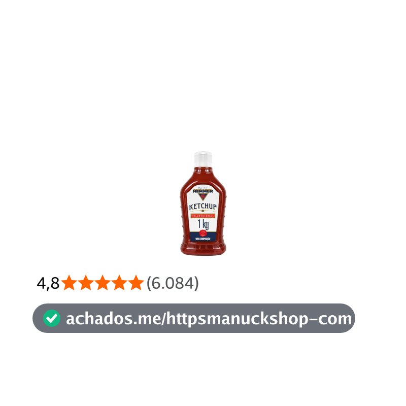 Hemmer Ketchup Tradicional Bisnaga 1kg