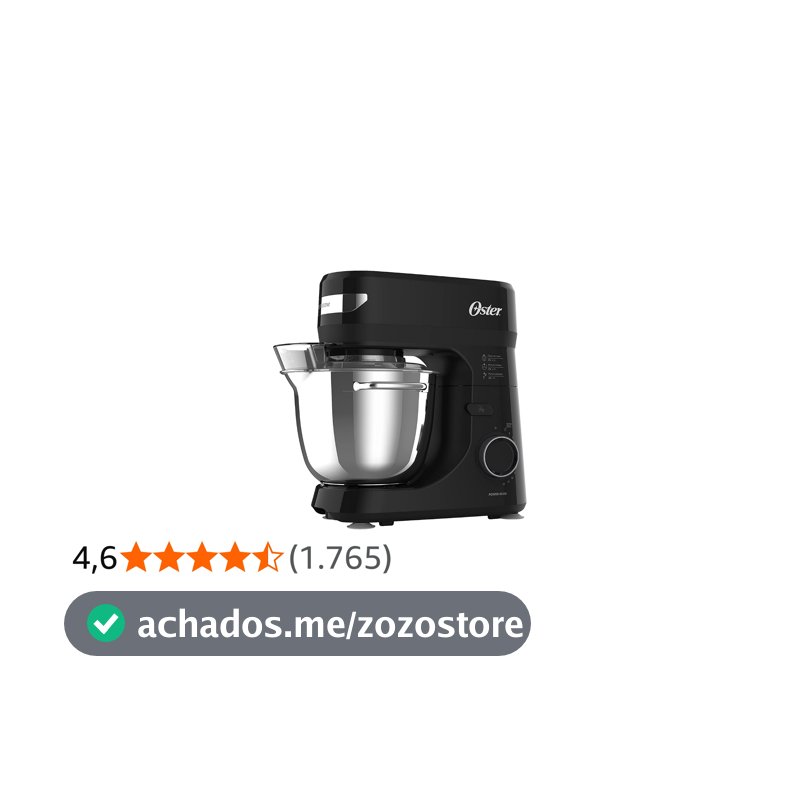 Batedeira Planetária Oster Bowl Inox III, OBAT641, 220V