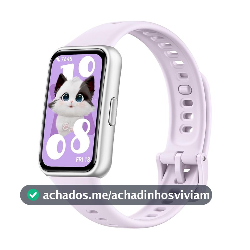 Smartwatch, HUAWEI Band 11, Tela AMOLED de 1,62", Bateria com Autonomia de Até 14 Dias, Monitoramento Aprimorado do Sono, Bem-estar Emocional, Compatível com iOS e Android, Roxo Polímero