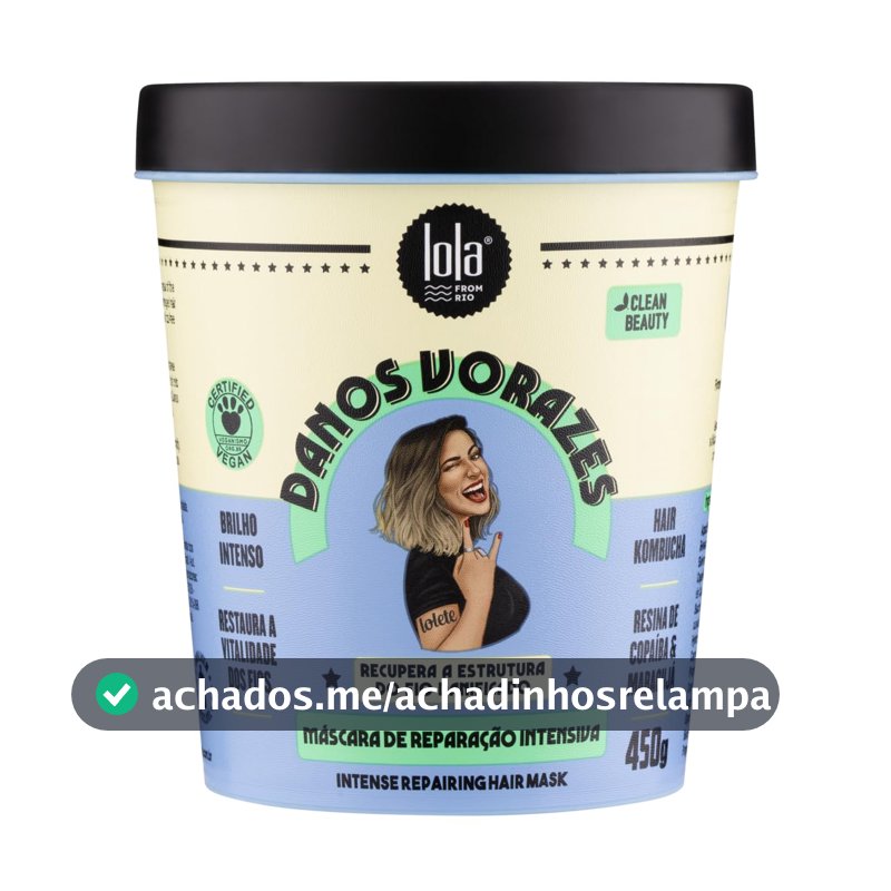 Danos Vorazes Máscara de Tratamento 450g , Lola Cosmetics
