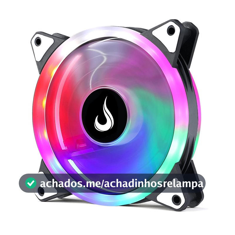 Rise Mode Galaxy Ventoinha 120mm LED Rainbow