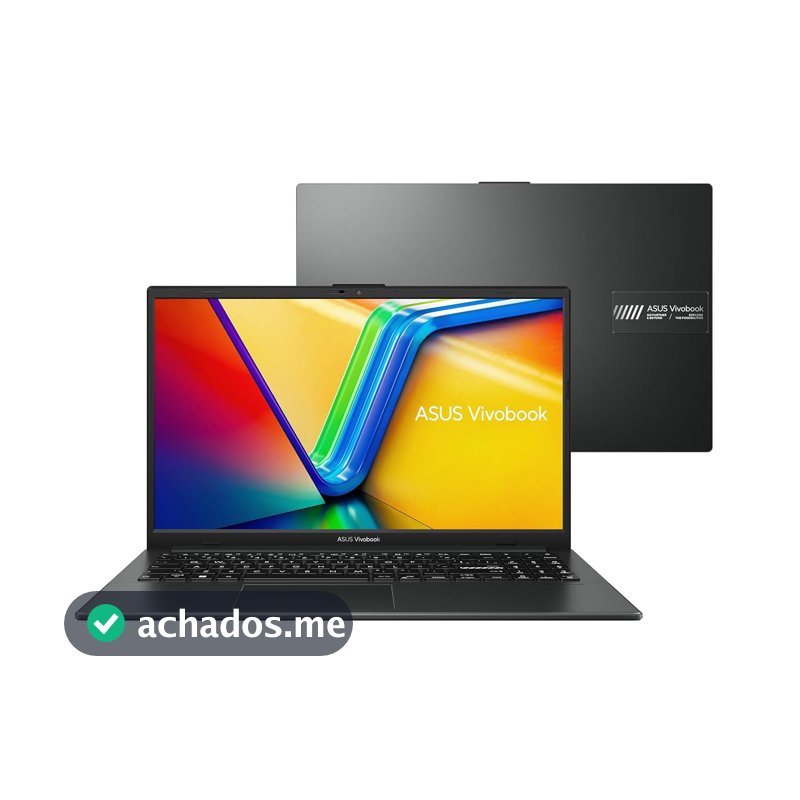 Notebook ASUS VivoBook Go 15, AMD RYZEN 5 7520U, 8GB, 512GB SSD, KeepOS/Linux, Tela 15,6" FHD, Mixed Black - E1504FA-NJ732