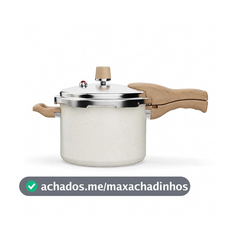 Panela De Pressão 4,4L Antiaderente Cerâmico Indução - Oikos