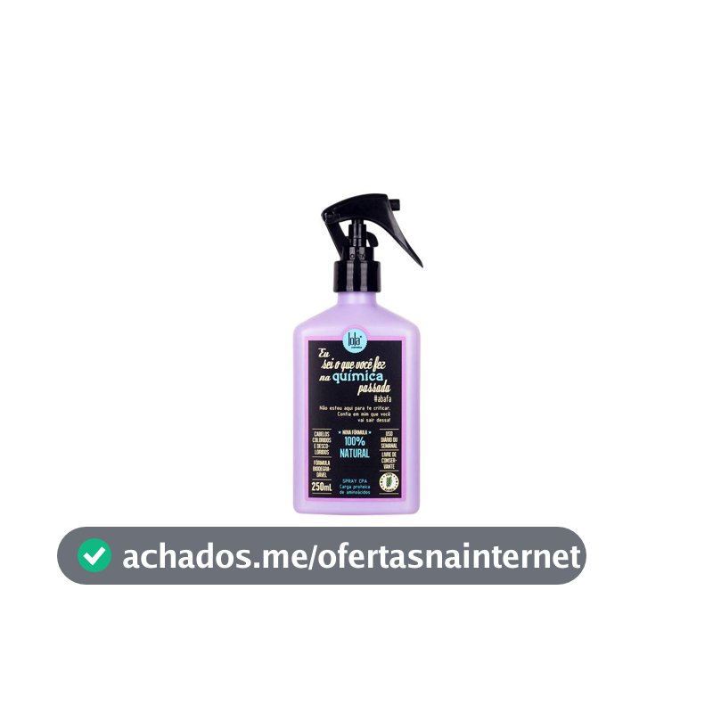 Eu Sei O Que Você Fez na Química Passada Spray 250ml , Lola Cosmetics