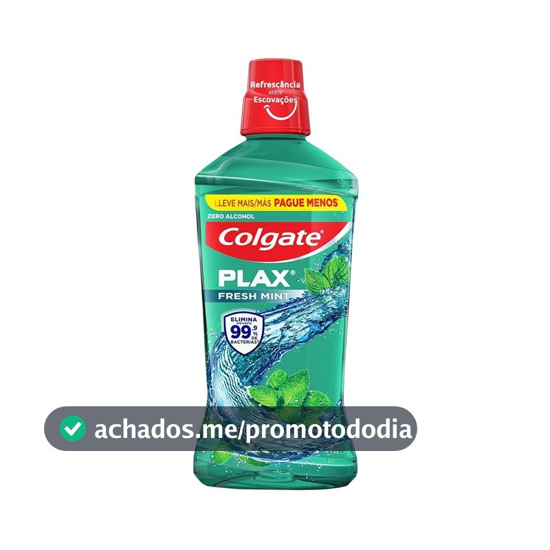 Colgate Plax Fresh Mint Enxaguante Bucal, 750 ml