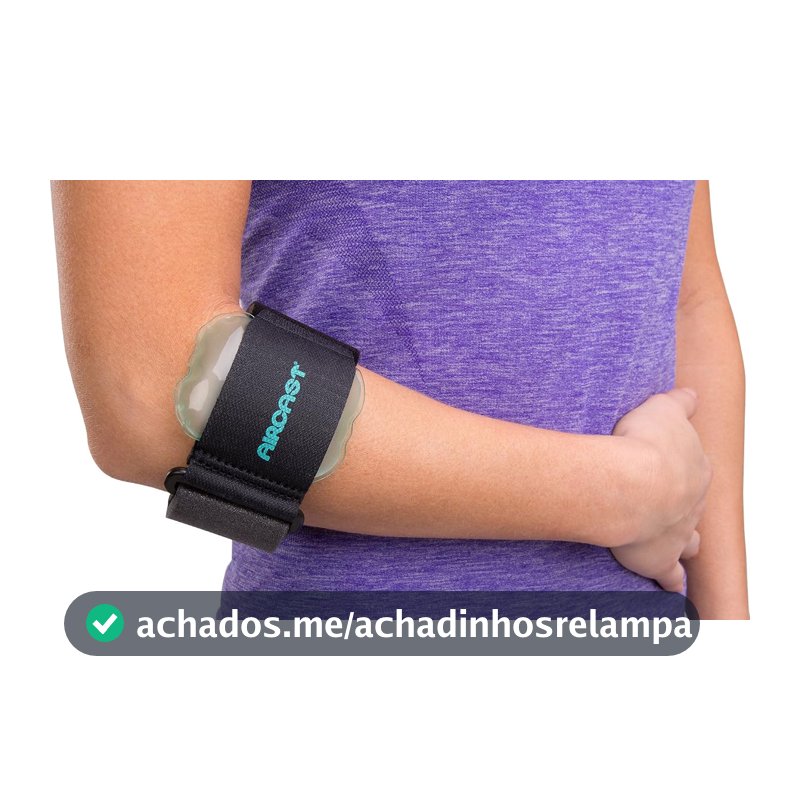Pneumatic Armband for tennis elbow - black
