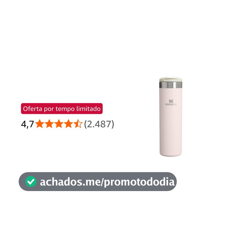 Stanley Garrafa Térmica Aerolight Transit Rose Quartz, 591ml