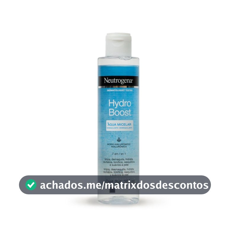 Água Micelar Demaquilante 7 em 1 Neutrogena Hydro Boost, 200ml