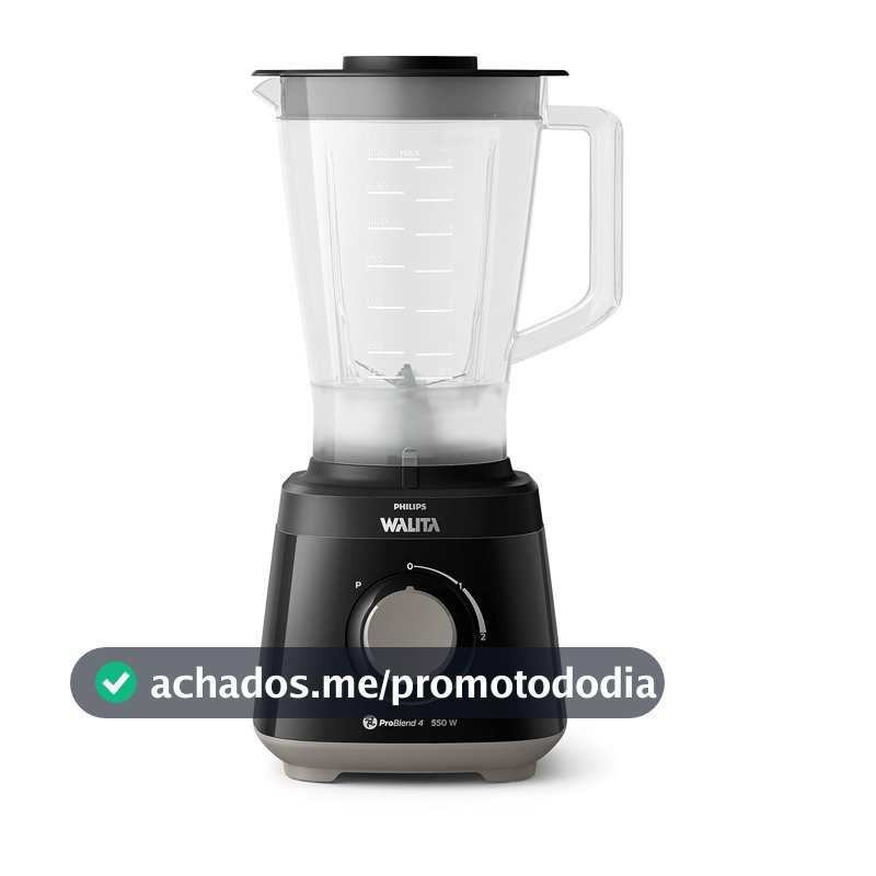 Liquidificador Daily 2L 550W RI2110, Preto, 220v, Philips Walita