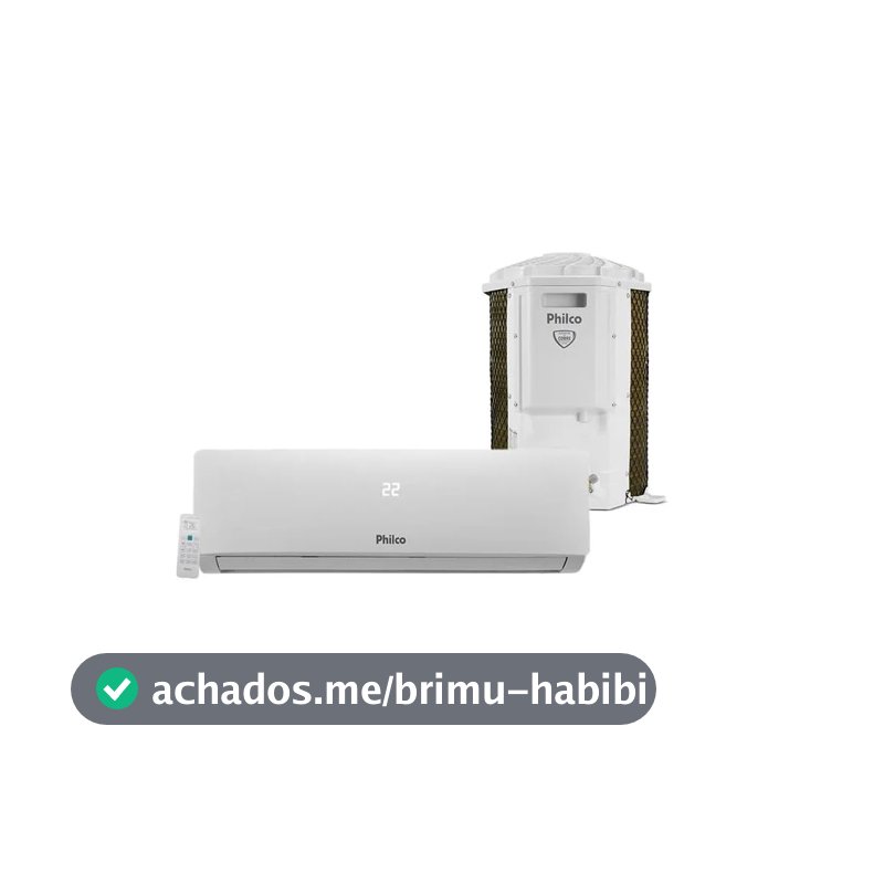 Ar Condicionado Split Hi Wall Philco 12000 BTU/h Frio PAC12FI – 220 Volts