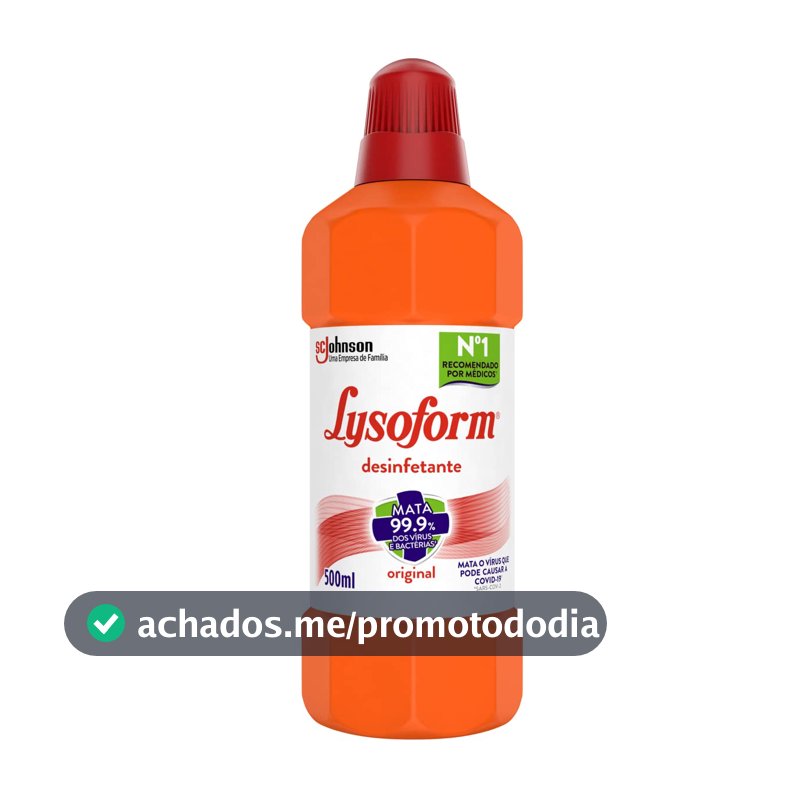 Desinfetante Lysoform Bruto, Laranja, 500ml