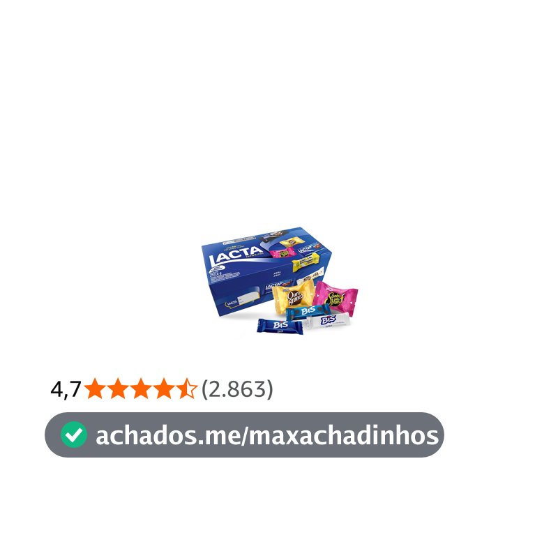 Lacta Favoritos - Caixa de variedades chocolates, 250,6g