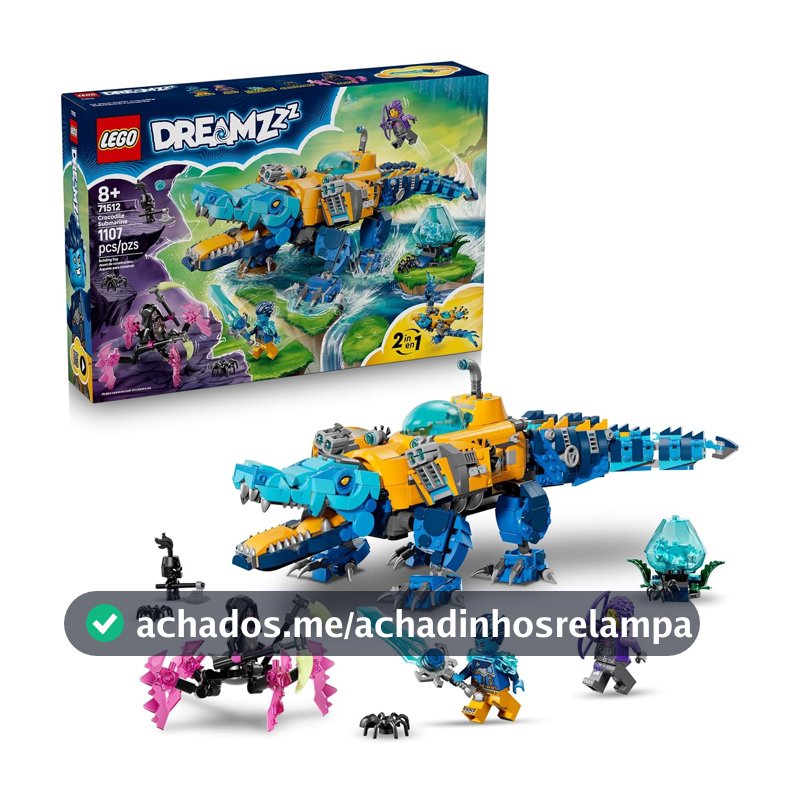 LEGO DREAMZzz Submarino Crocodilo 71512 (1.107 Peças)