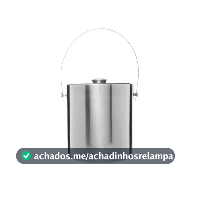 WOLFF - Balde de Gelo de Aço Inox Old Fashioned