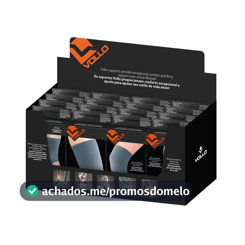 Vollo Caixa Com 24 Suportes Elásticos