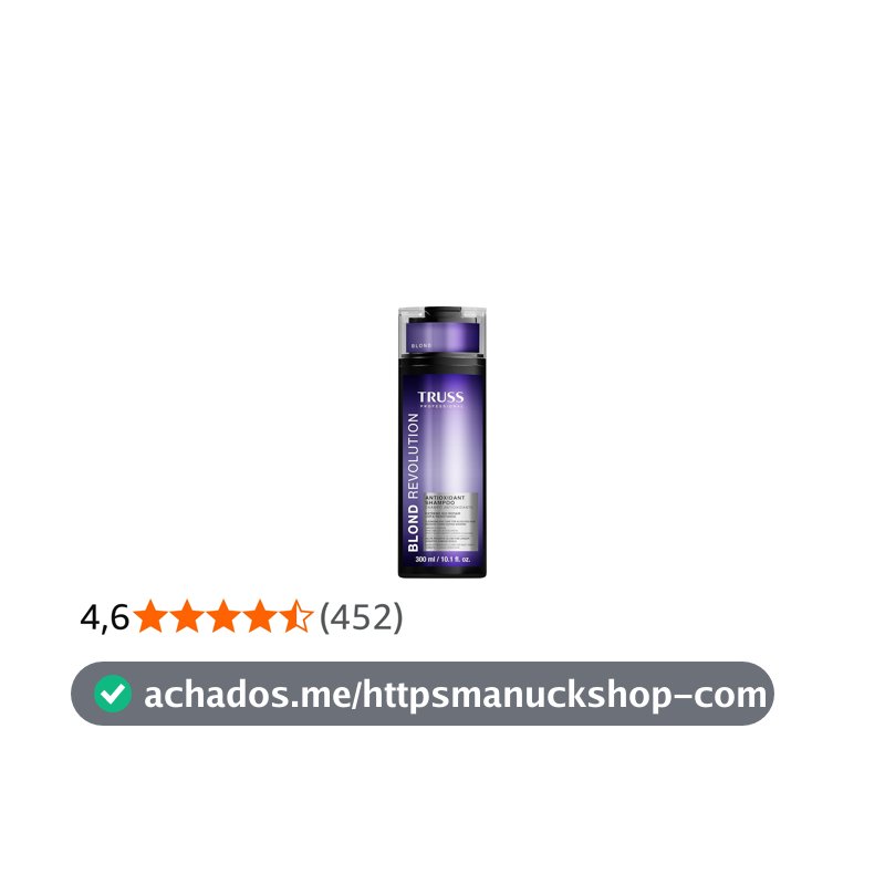 Truss Shampoo Antioxidante Blond Revolution