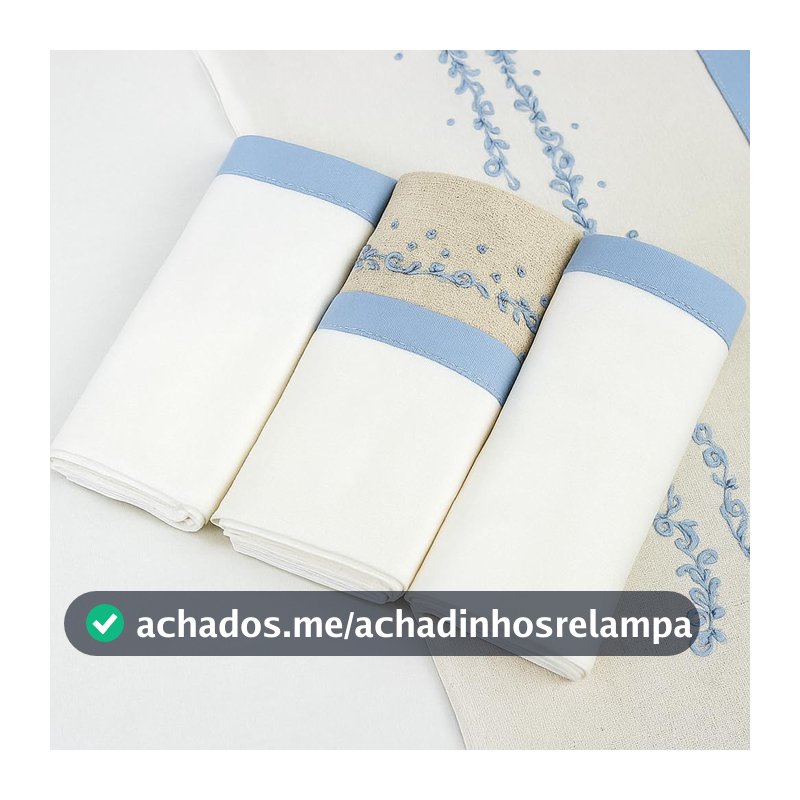 Cueiro para Bebê 100% Algodão Kit com 3 Unidades 80x80cm