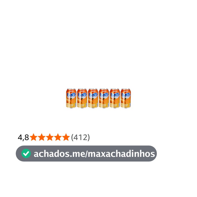 Pack de Fanta Laranja Zero lata 350ml 6 unidades