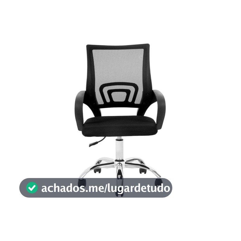Cadeira de Escritório Diretor Giratória Preta DIR-002B Otello