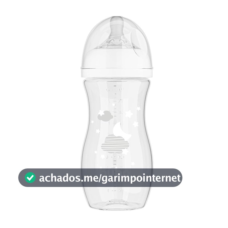 Buba, Mamadeira Easy Flow Nuvem Branca 330ml