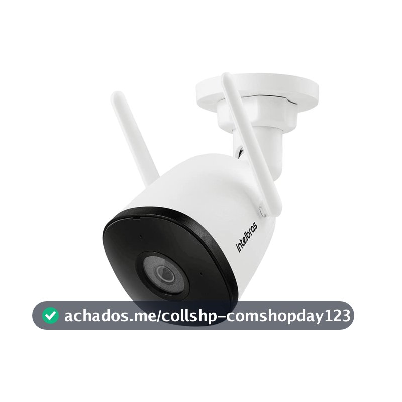 Câmera Inteligente Compatível com Alexa Wi-Fi Full HD iM5 SC Branco Intelbras