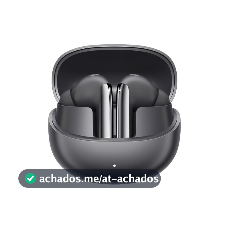 Fones de Ouvido QCY MeloBuds Pro, Fone Bluetooth com Cancelamento de Ruído Ativo, Certificação Hi-Res, 34 Horas De Reprodução, Preto (Black)