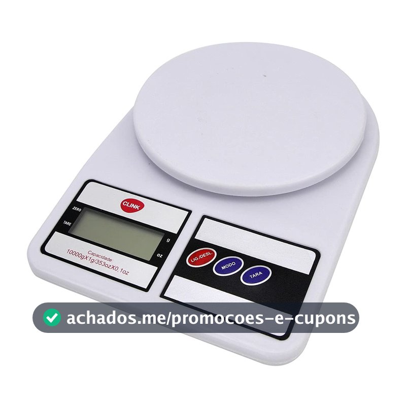 BALANCA DIGITAL COZINHA 1g a 10kg FITNESS ALTA PRECISAO CASA COMIDA