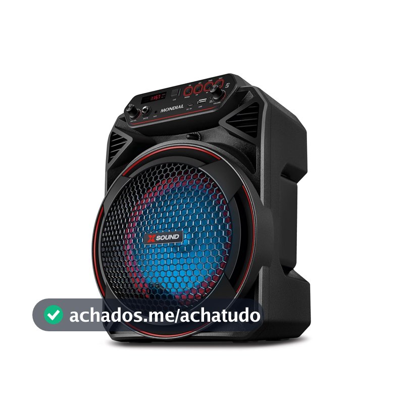 Caixa Amplificada Xsound, Mondial, Preto, 220W RMS, Bivolt - CM-220-N