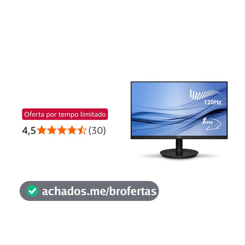 Monitor Philips 27" 120Hz 1ms Gaming Alto-falantes 271V8LAB3