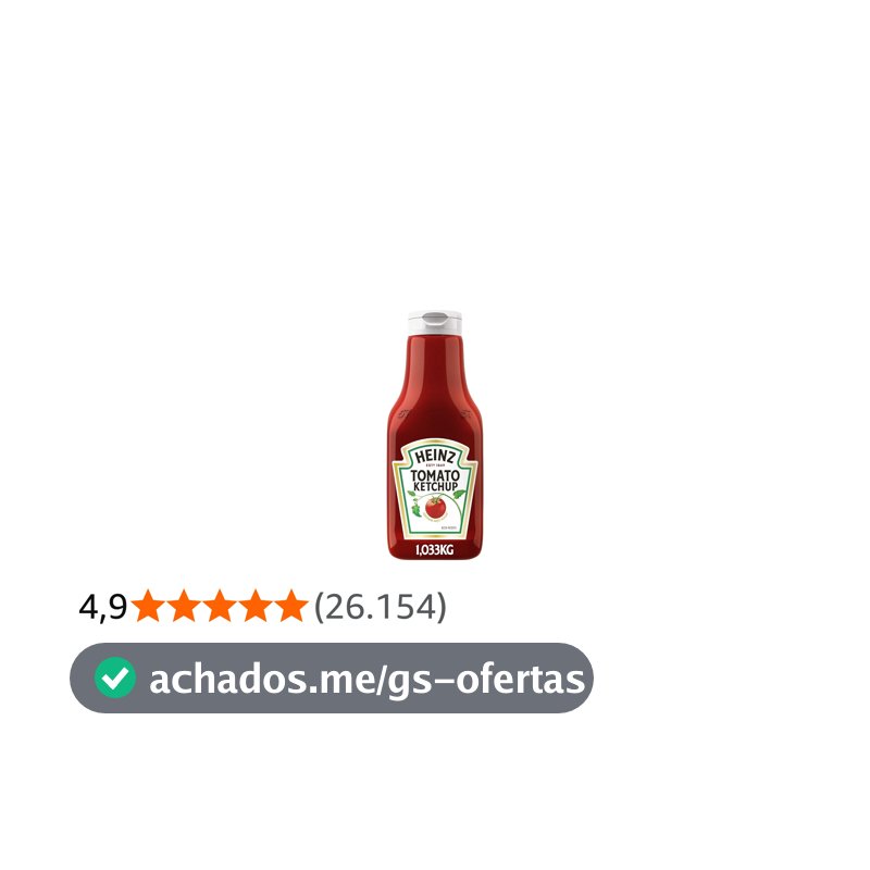 Heinz Ketchup Tradicional 1,033KG