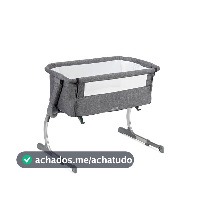 Berço Safety 1st Side By Side, Cinza