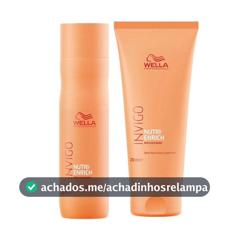 Wella Professionals Invigo Nutri-Enrich Kit – Shampoo + Condicionador
