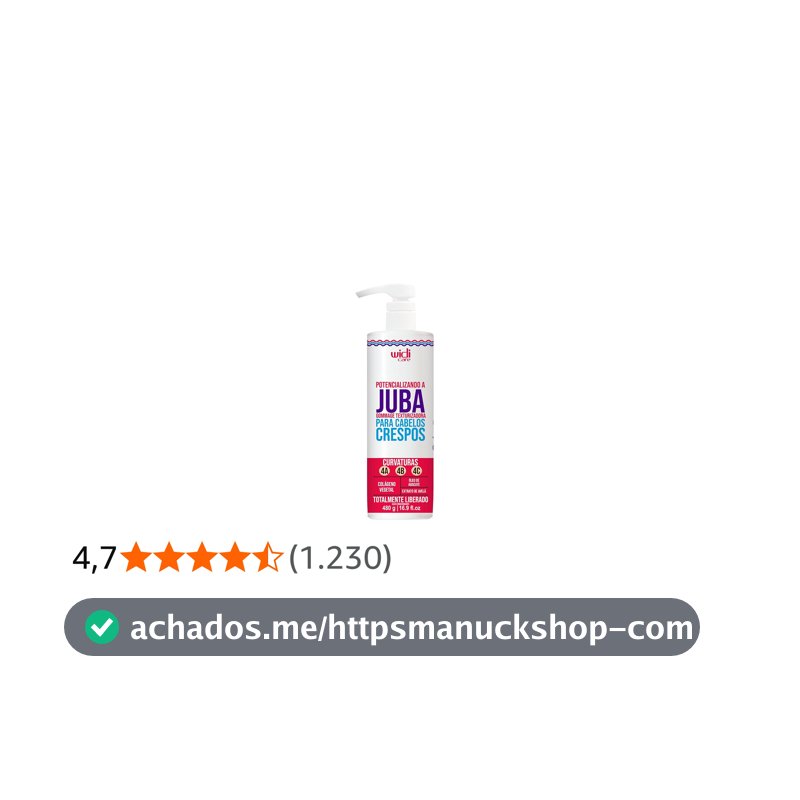 Widicare Potencializando A Juba Gommage Texturizadora - 480 G - Widi Care