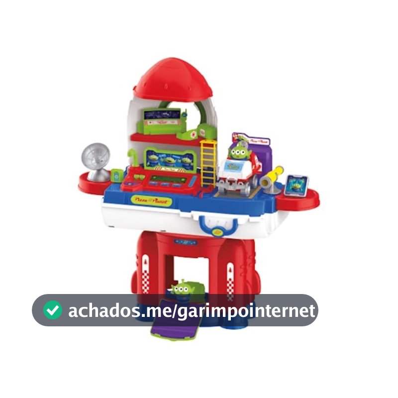 Playset Aliens Toy Story Nave Espacial Transformável 2 em 1 com Luz e Som + Acessórios