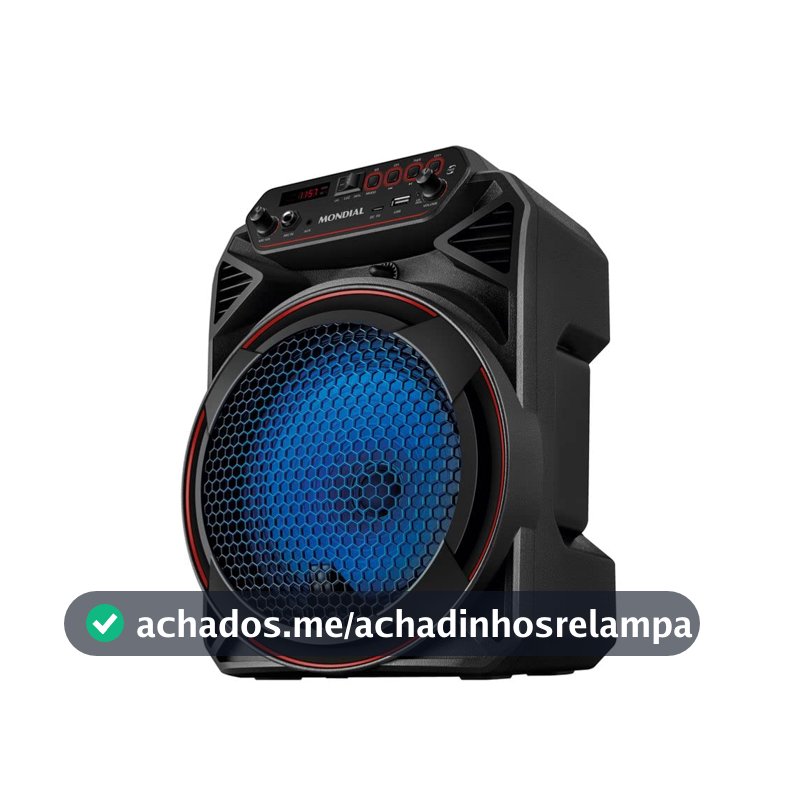 MONDIAL Caixa Amplificada, Preto, 150W RMS, Bivolt - CM-150
