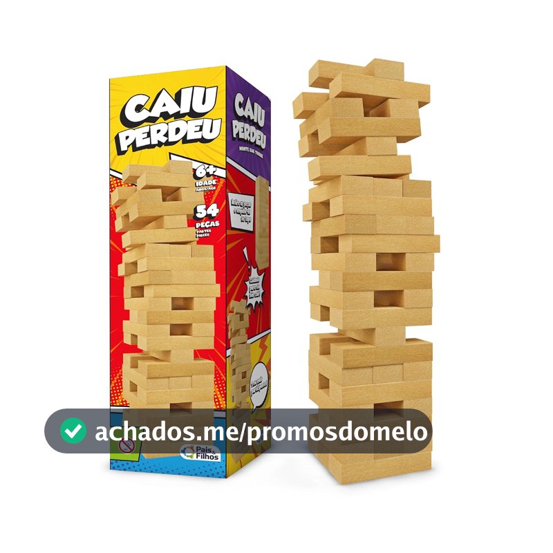 Pais & Filhos - Caiu Perdeu, 54 Pçs, idade mínima recomendada - 6 anos