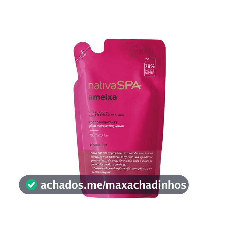 Refil Hidratante Nativa Spa Ameixa