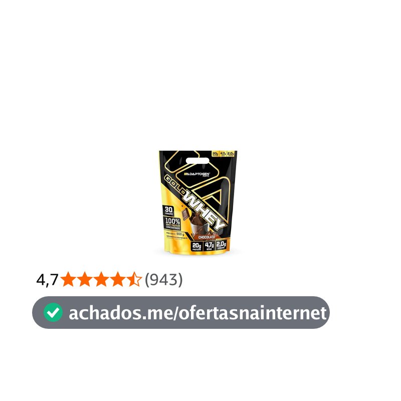 Gold Whey Refil (900g), Chocolate, Adaptogen