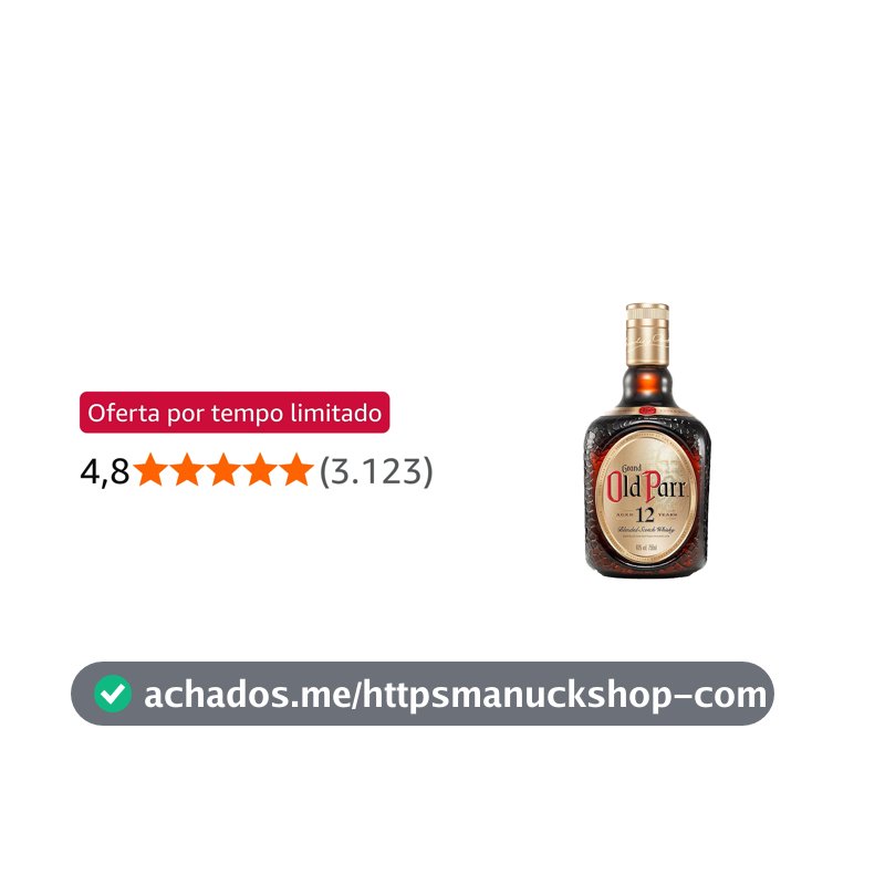 Whisky Old Parr 12 anos 750ml