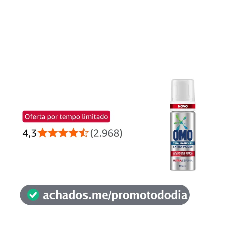 OMO Tira-Manchas Ultra Espuma Extra Poder Frasco 135Ml