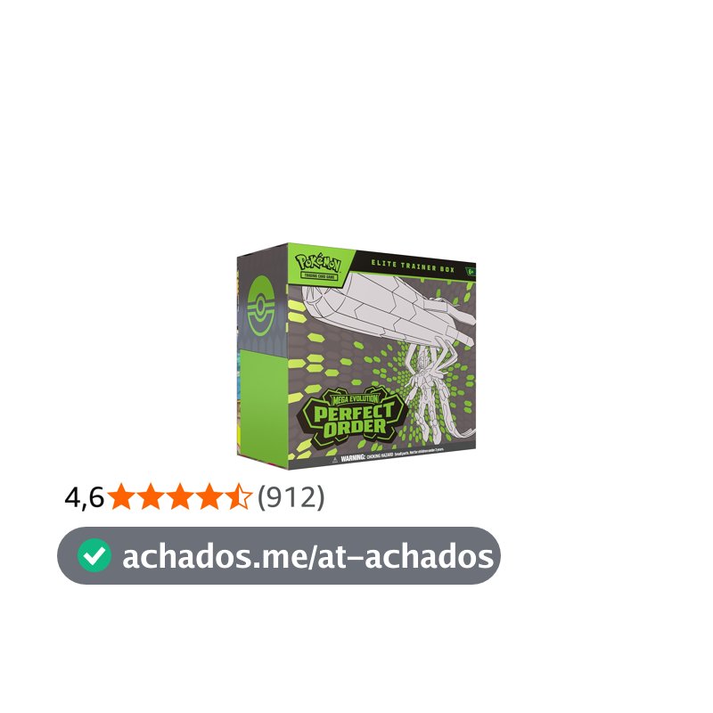 Pokémon TCG: Mega Evolution - Perfect Order - Elite Trainer Box - Inglês