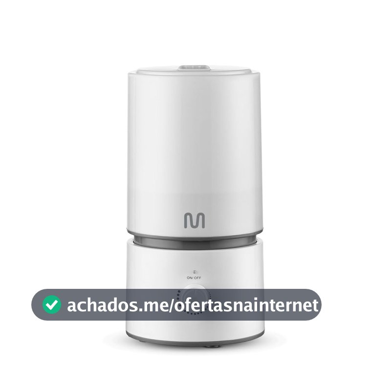 Umidificador Ultrassônico Easy Air 1.8L Branco Multi Saúde - HC290