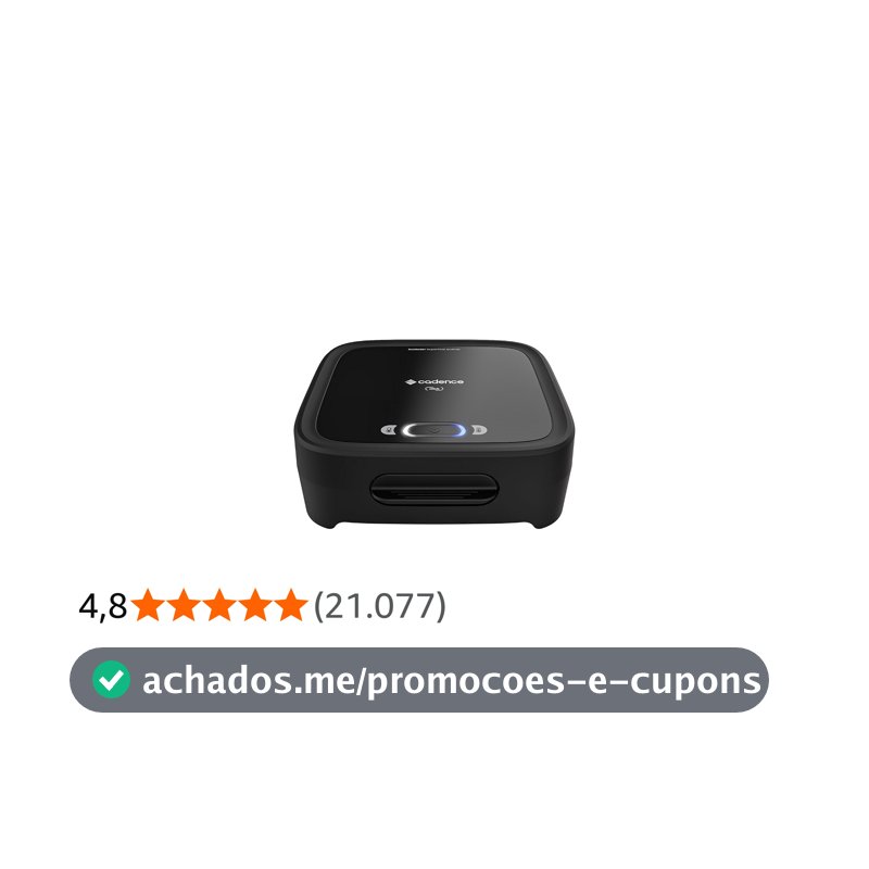 Sanduicheira Elétrica Cadence Click - 127V