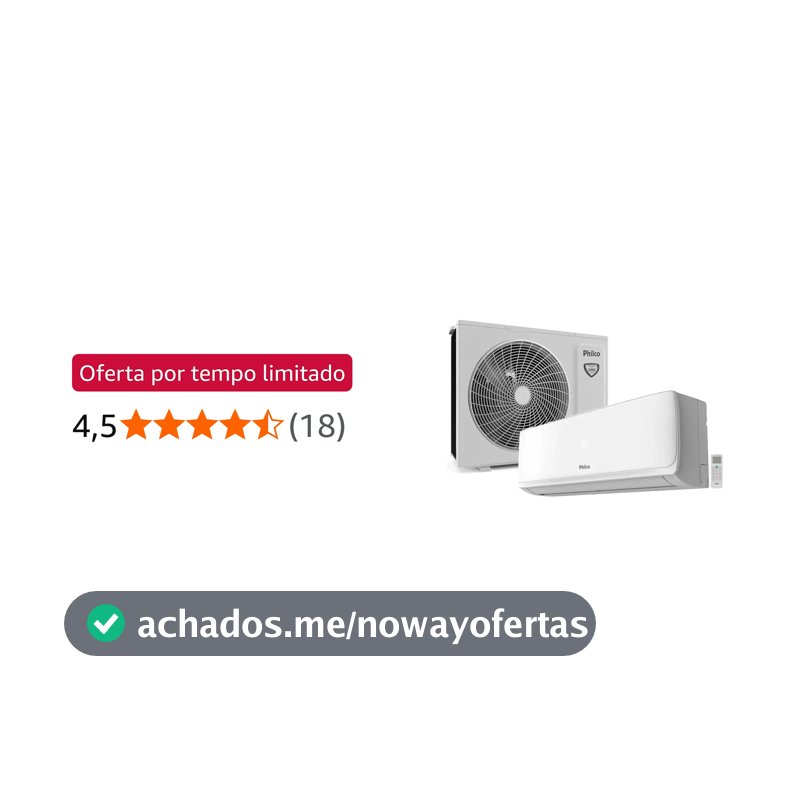 Ar Condicionado Split Hi Wall Philco PAC24QI 24000 BTU/h