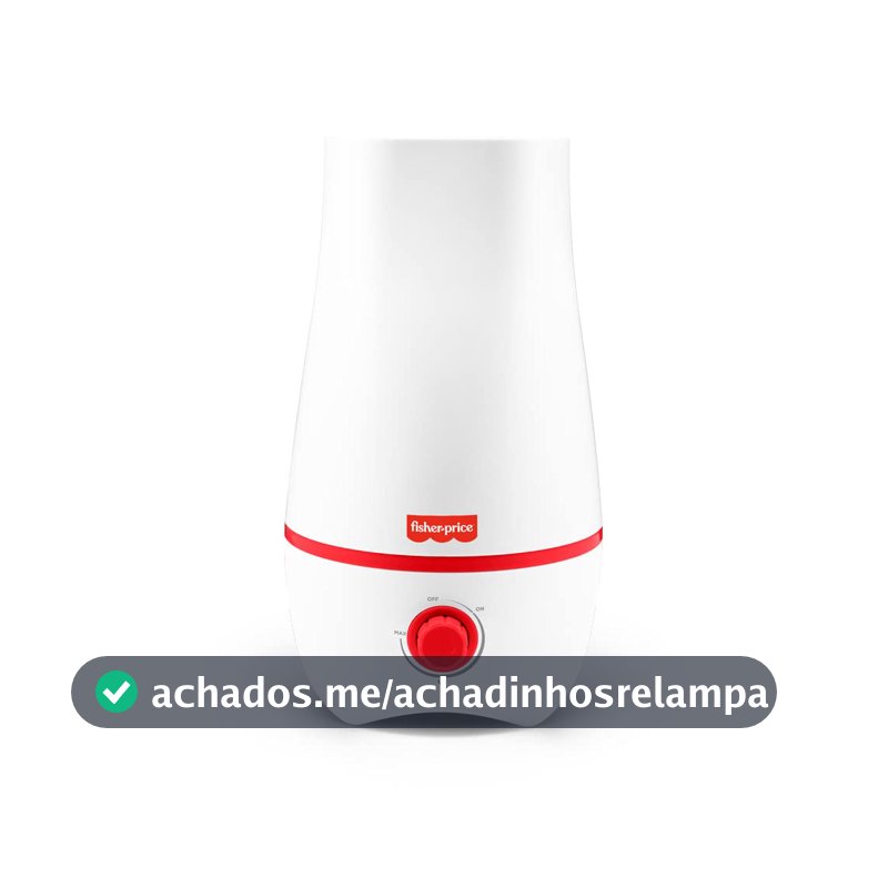 Umidificador de Ar Ultrassônico 2,2L Bivolt Automático Fisher Price - HC055